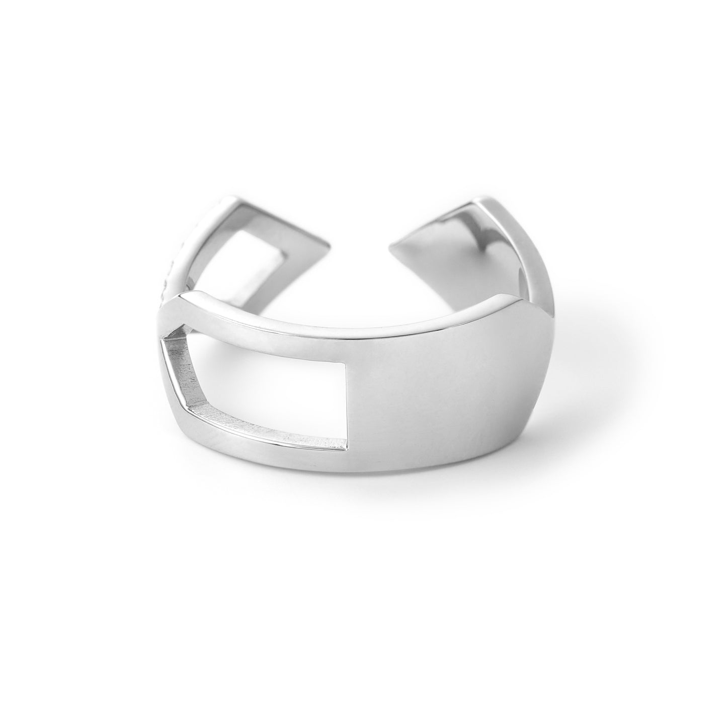 Stainless Steel Ring for Women Hug Ring Ajustable Size Gift for Girlfriend Daughter Mom Wife Friends Grandma