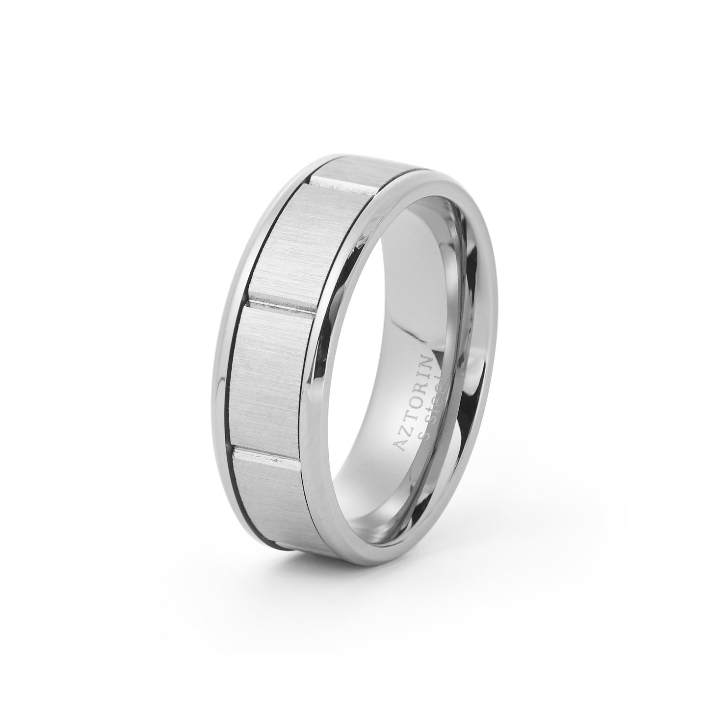 Stainless Steel Wedding Band ring