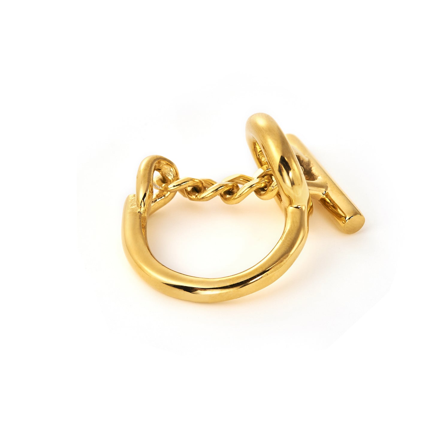 Stainless Steel Chain Knot Ring