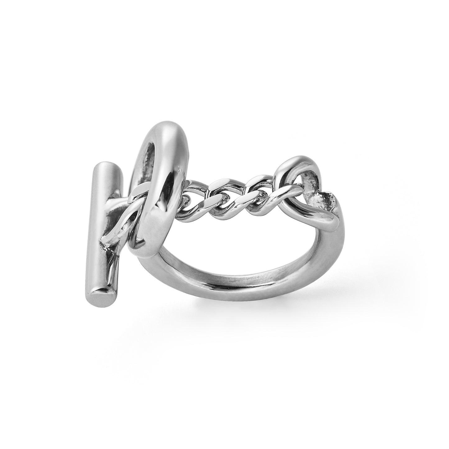 Stainless Steel Chain Knot Ring