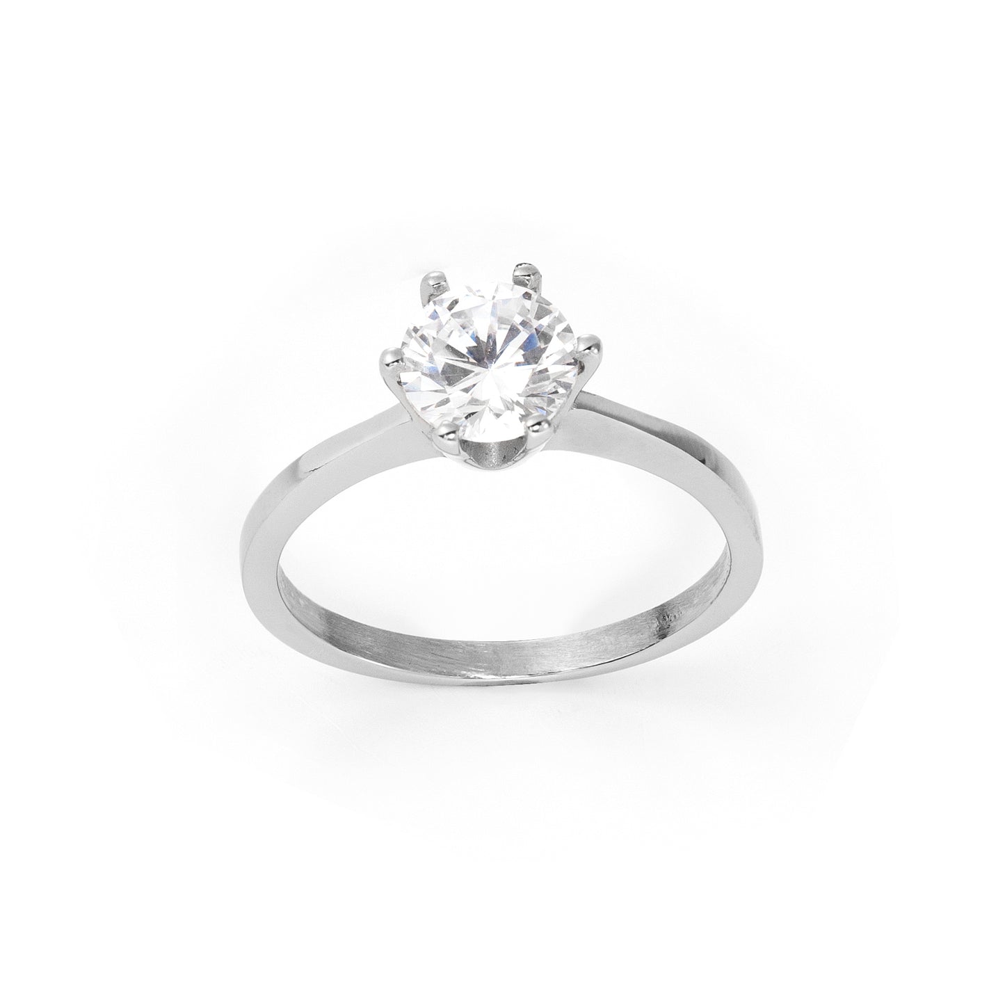 Yellow Gold Ring with Cubic Zirconia
