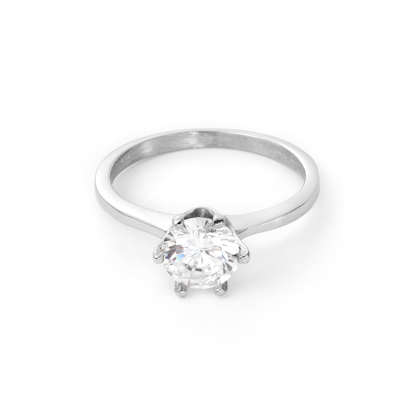 Yellow Gold Ring with Cubic Zirconia