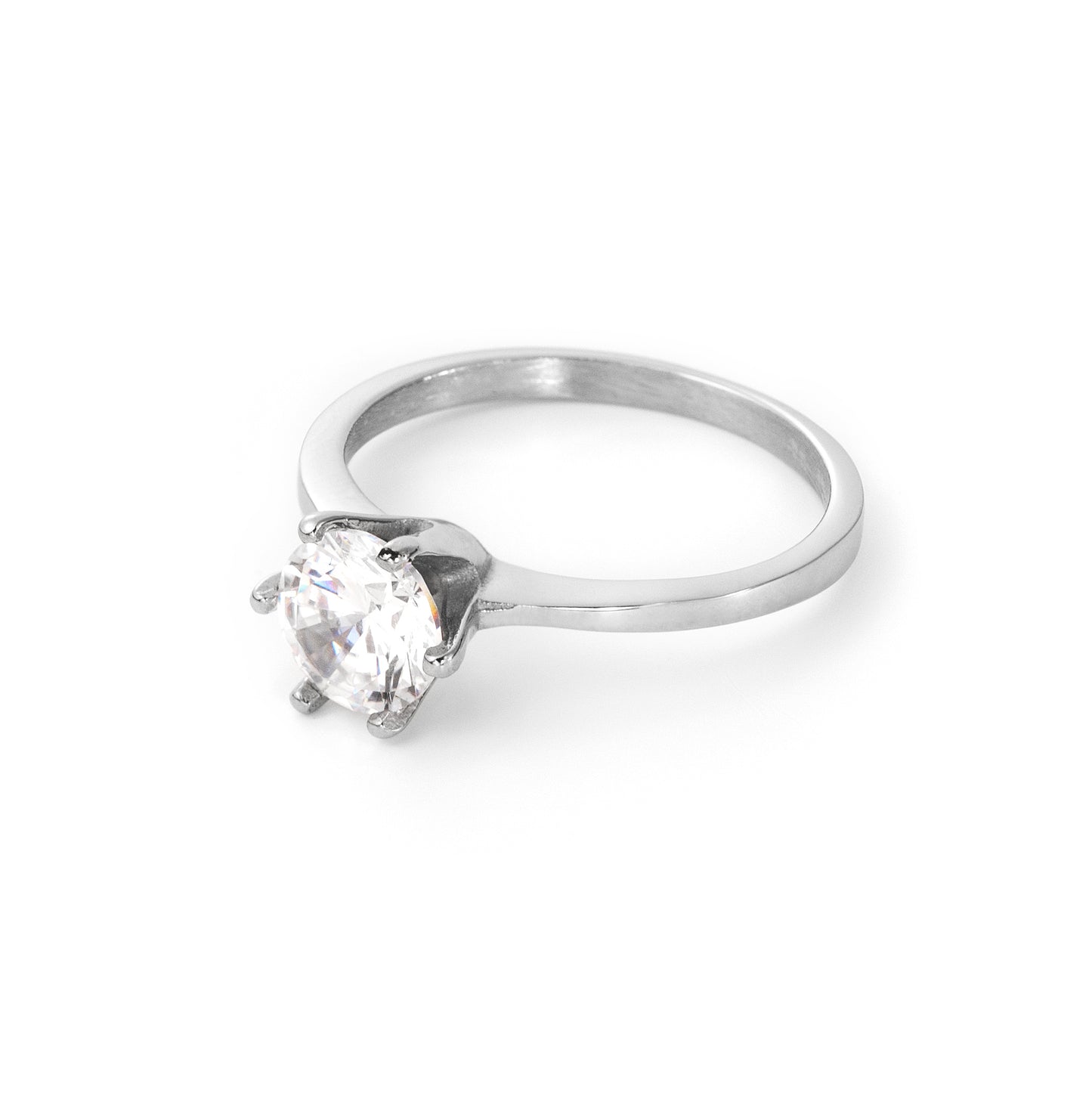 Yellow Gold Ring with Cubic Zirconia