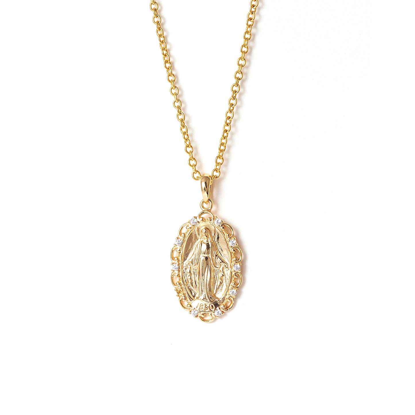 High Quality Wholesale Custom Zircon Vintage Jesus sterling silver Pendant Necklace Jewellery Pendant