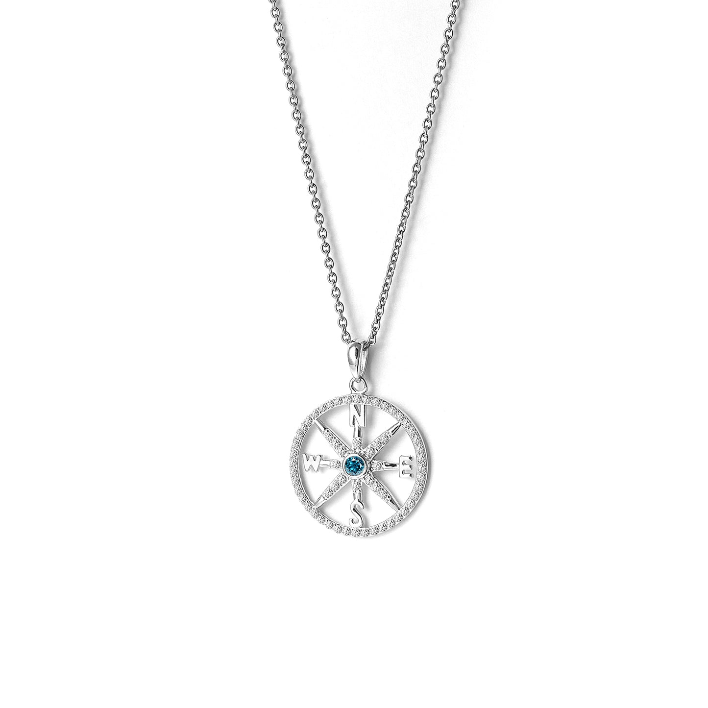 925 silver love hope peace world map diamond map and compass pendant necklace