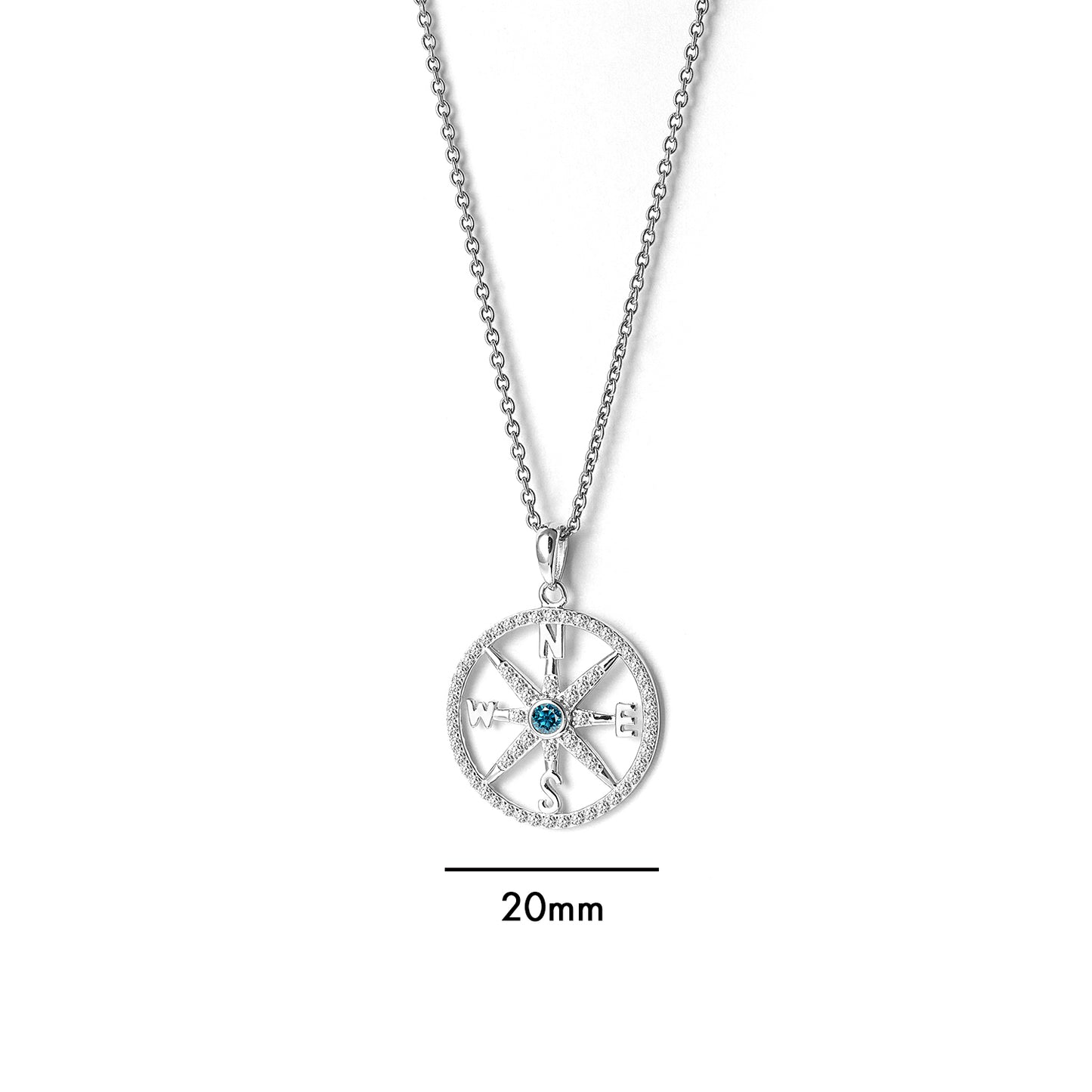 925 silver love hope peace world map diamond map and compass pendant necklace