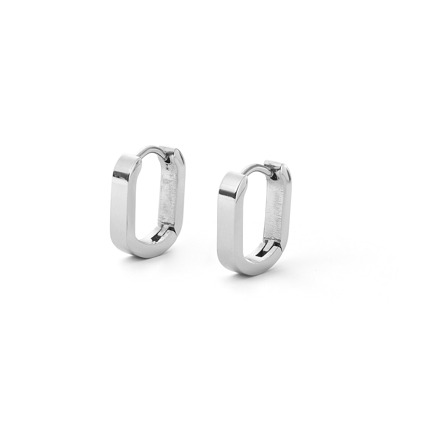 women stainless steel Huggie earring