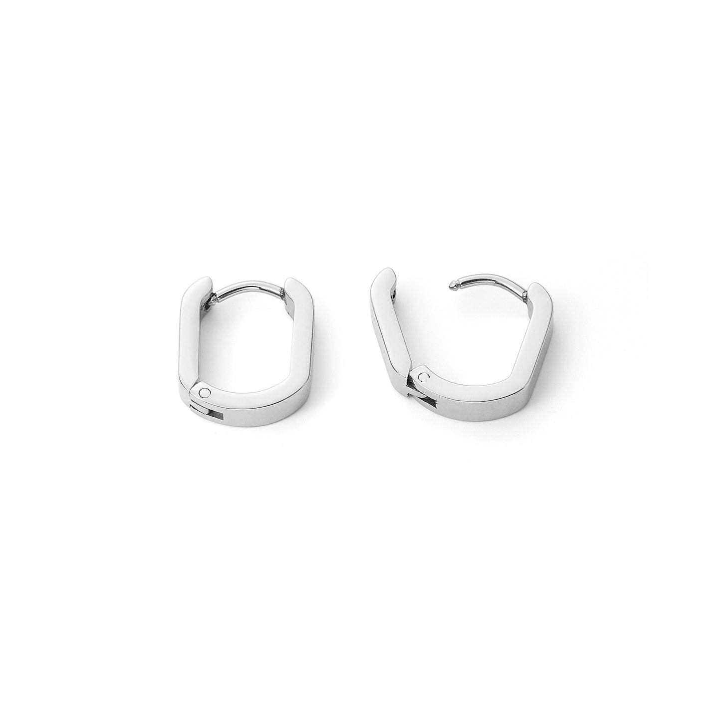 women stainless steel Huggie earring