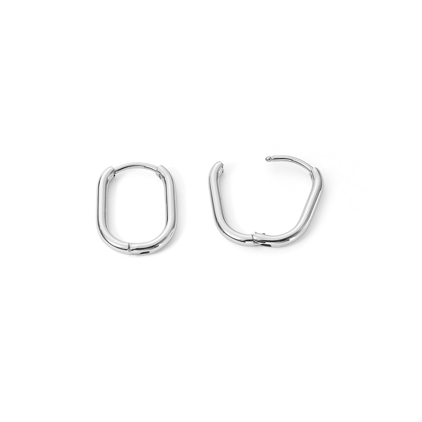 women huggie earring stainless steel