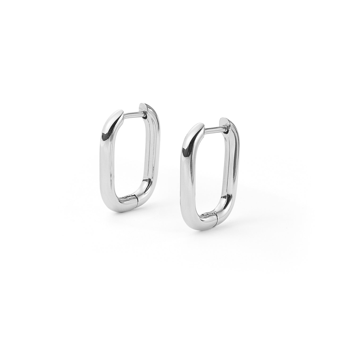 stainless steel earring huggie