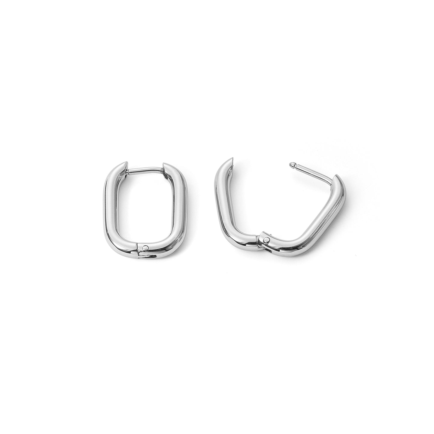 stainless steel earring huggie