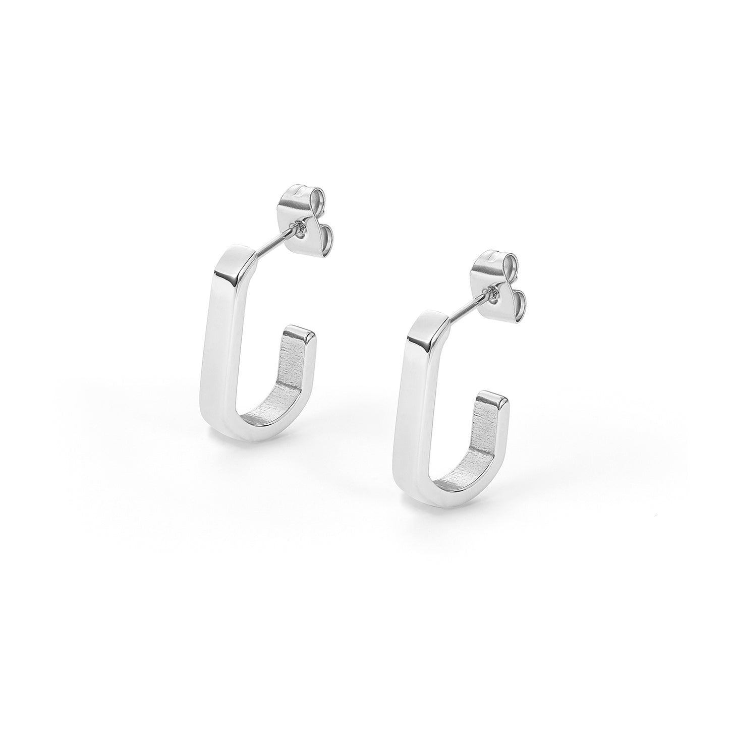 stinless steel huggie earring