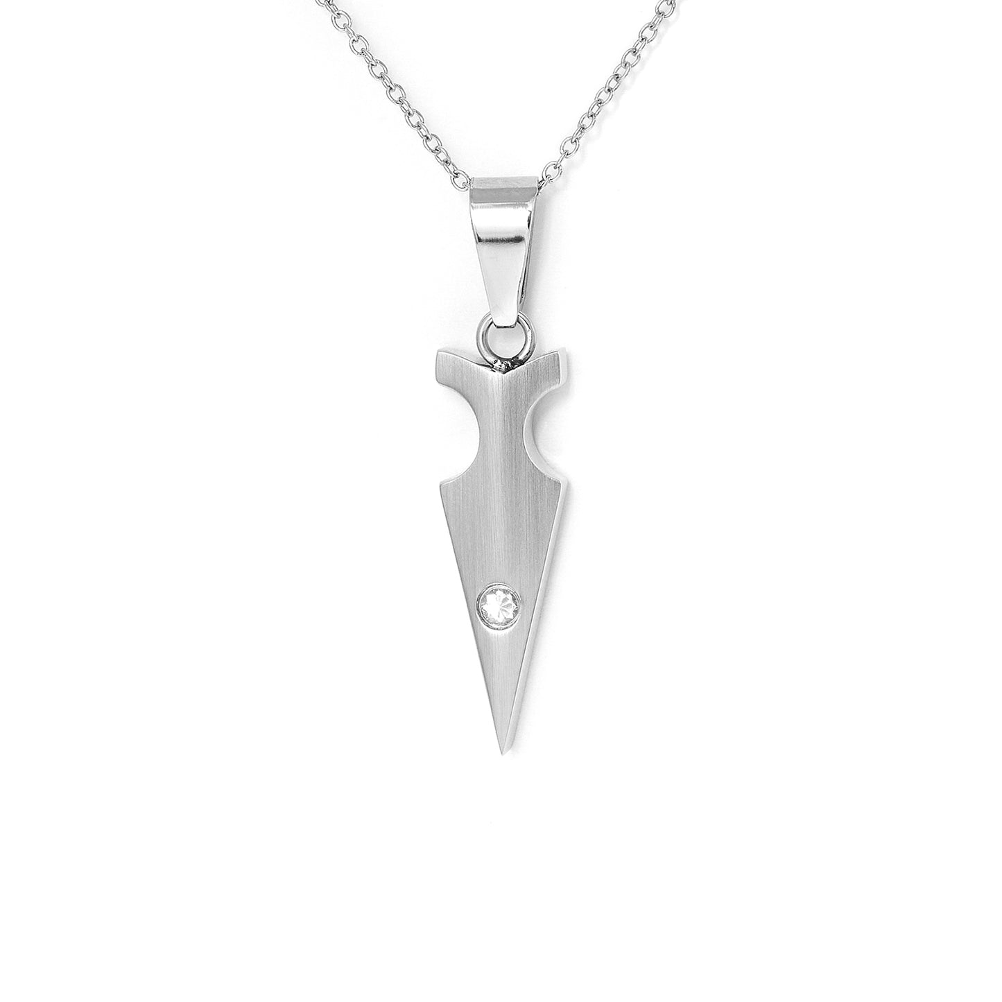 Men Jewelry Arrowhead stainless steel pendant