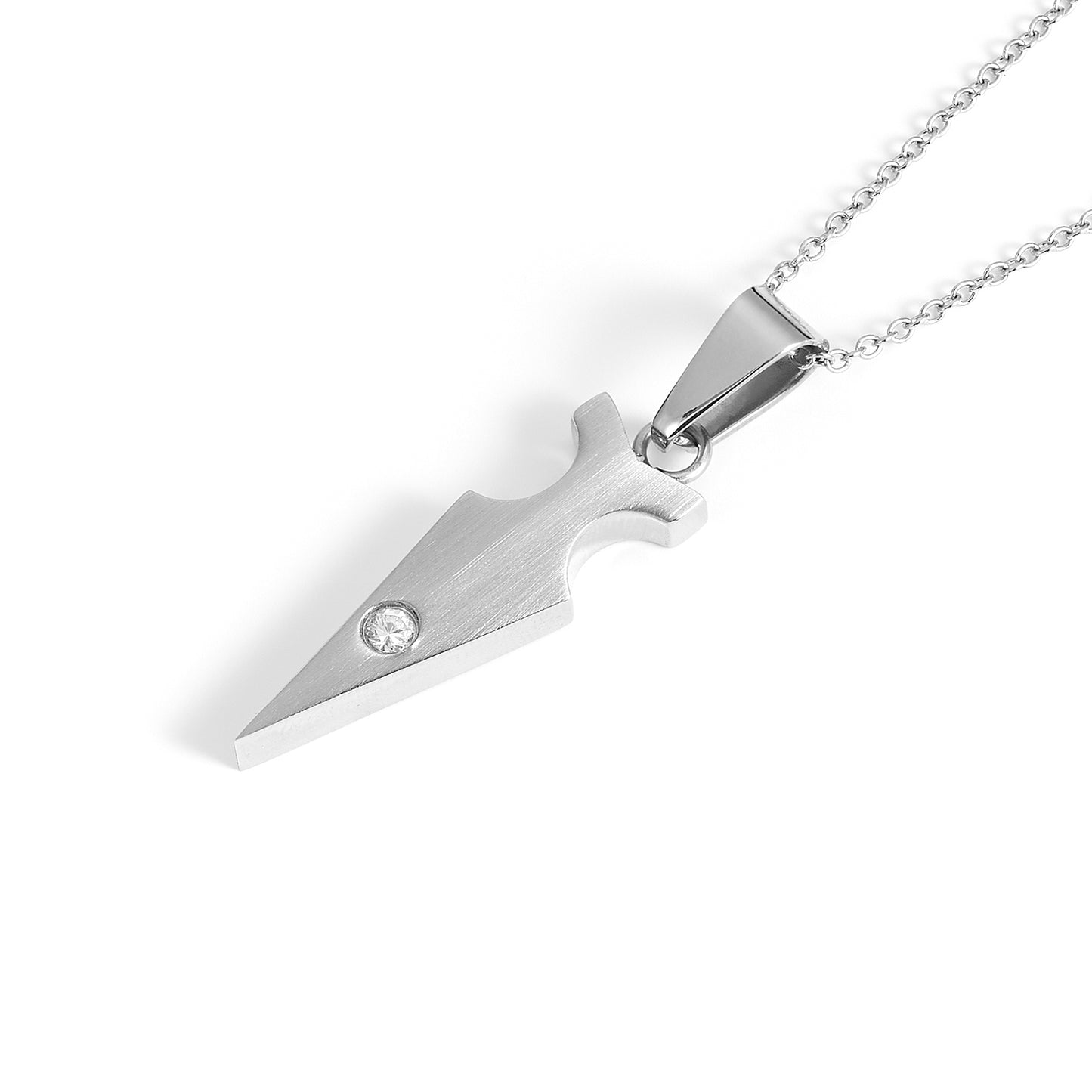 Men Jewelry Arrowhead stainless steel pendant