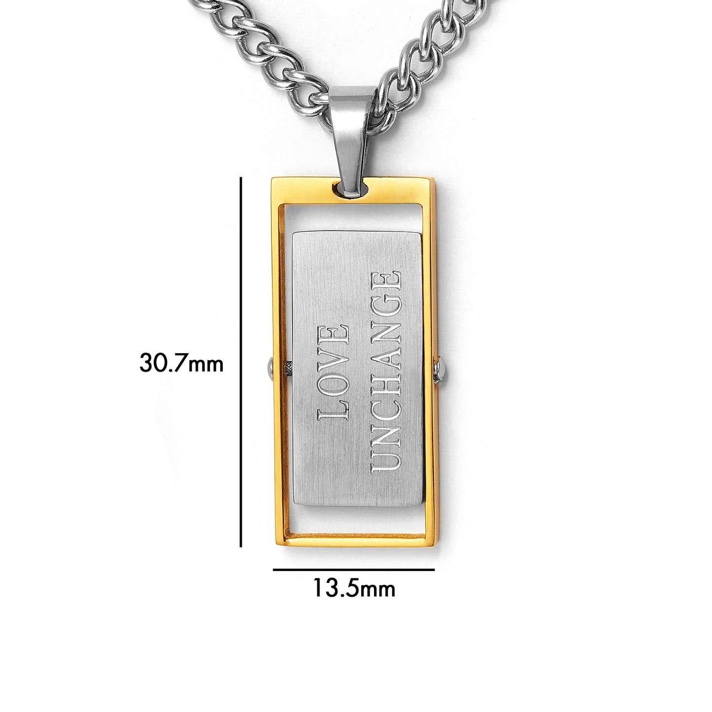 Stainless steel costom Personalised Vertical Bar Necklace