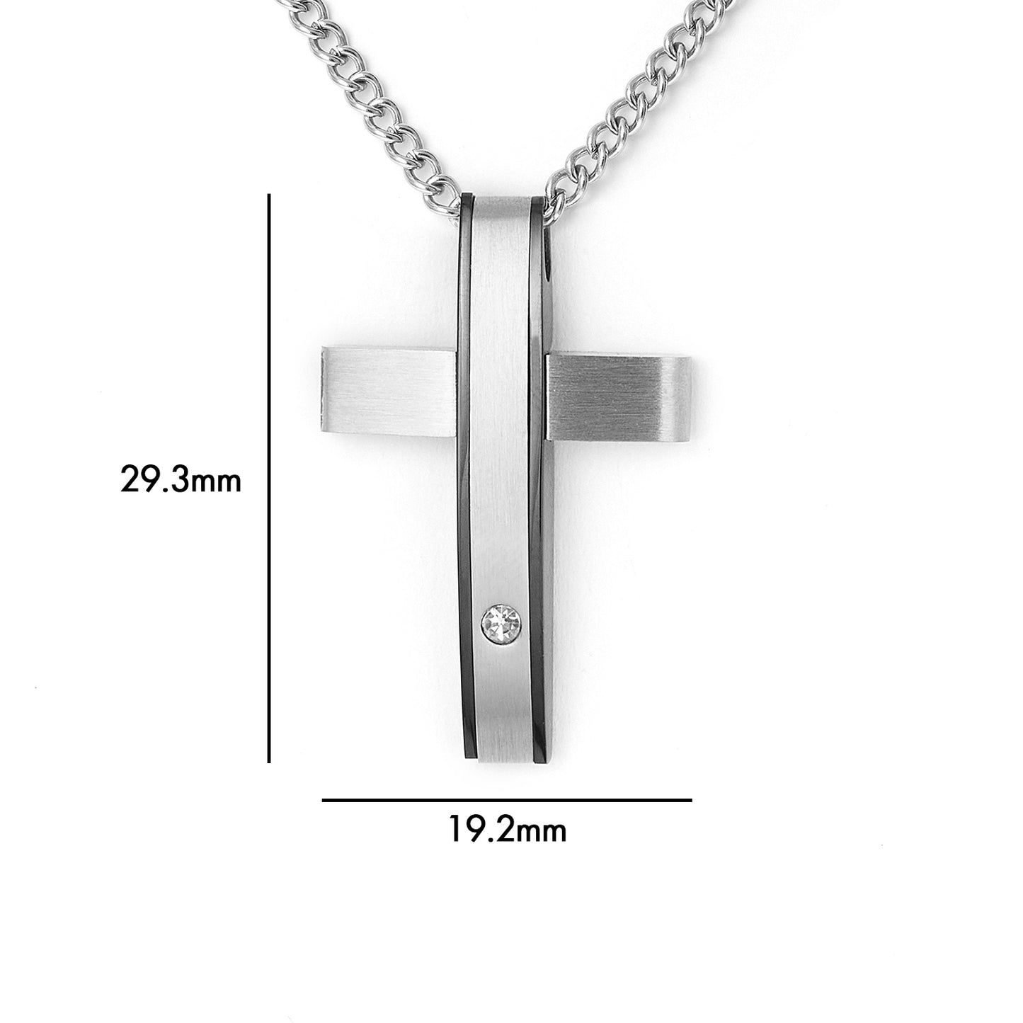 Stainless Steel Religious Cross Pendant