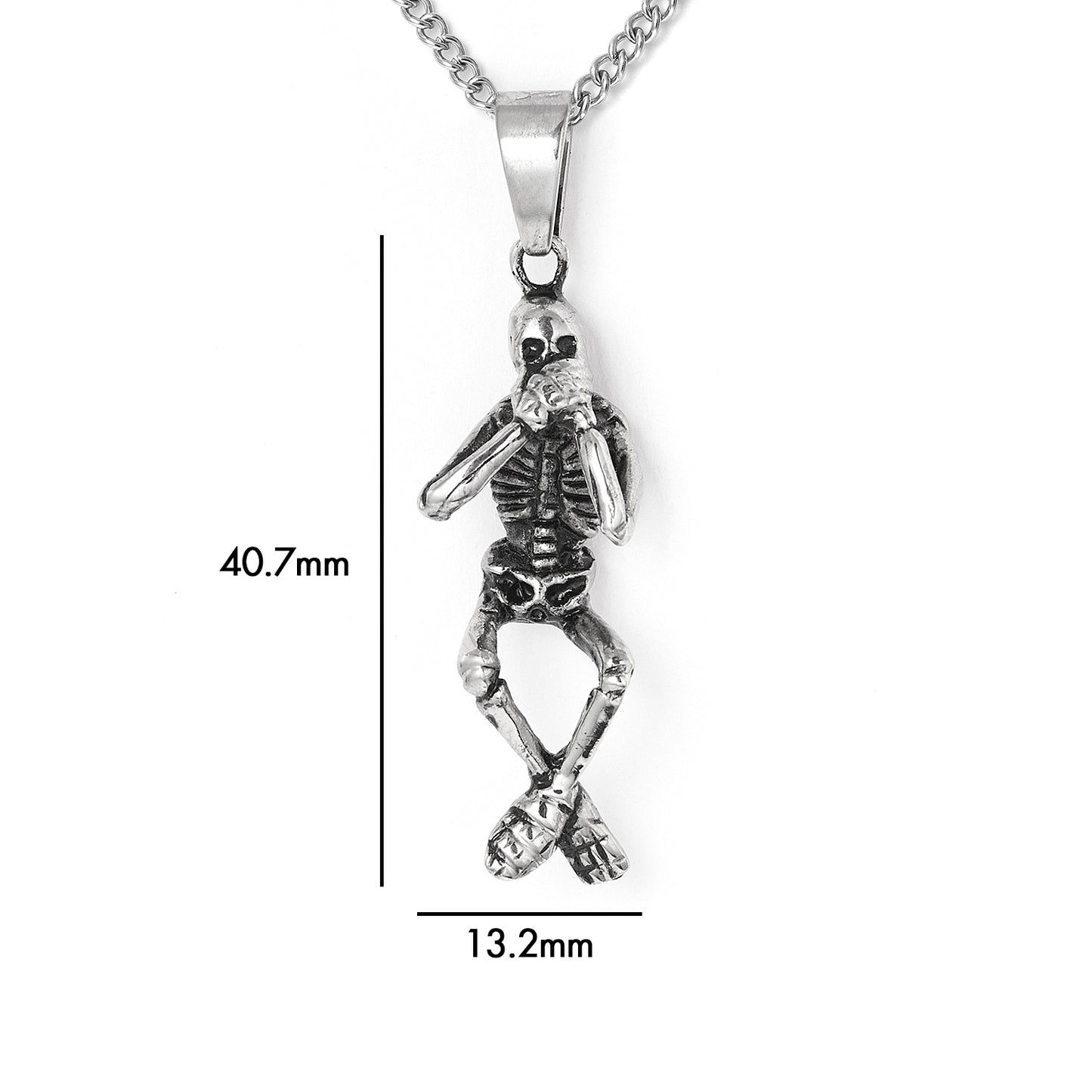 Stainless Steel Dog Tag with Cross