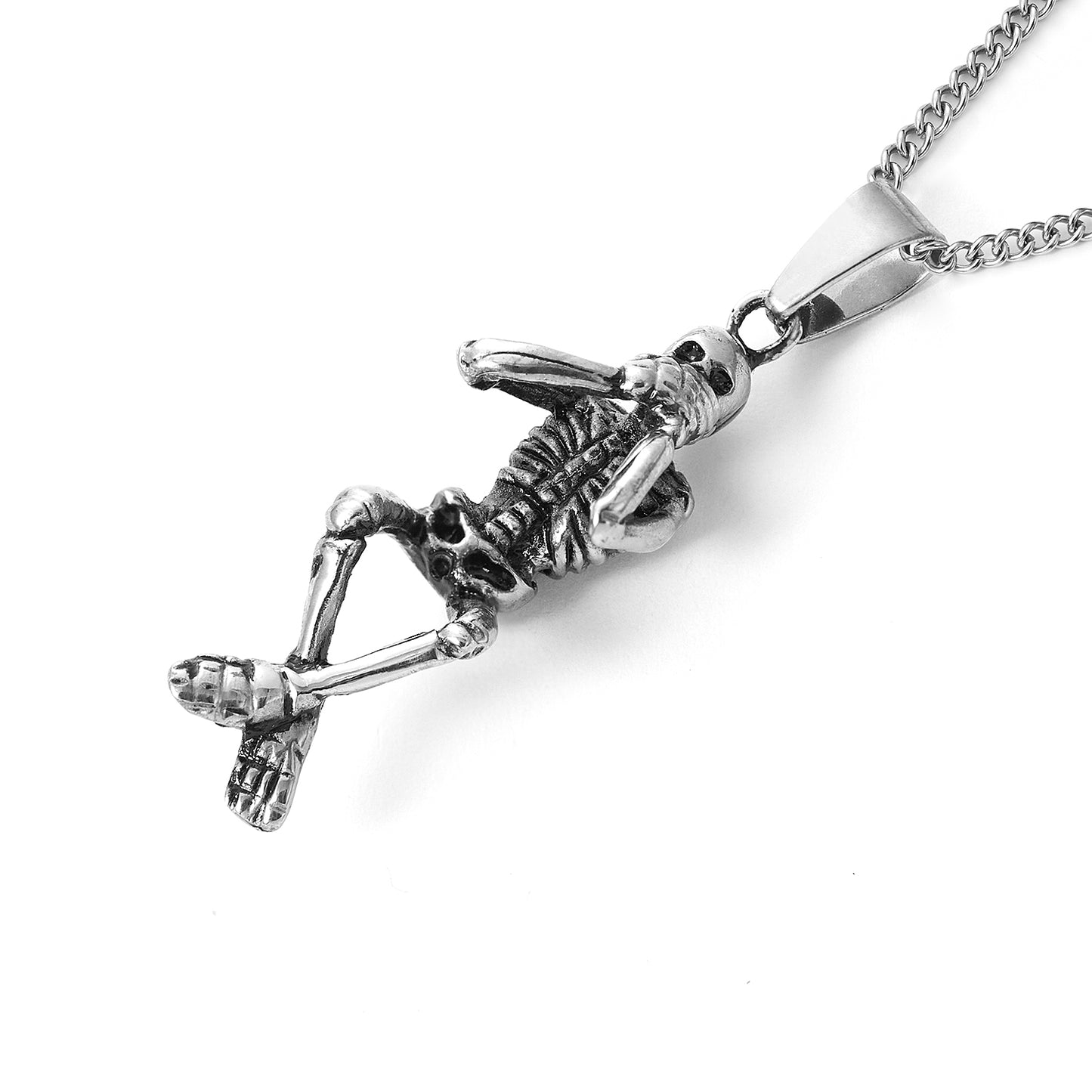 Stainless Steel Dog Tag with Cross
