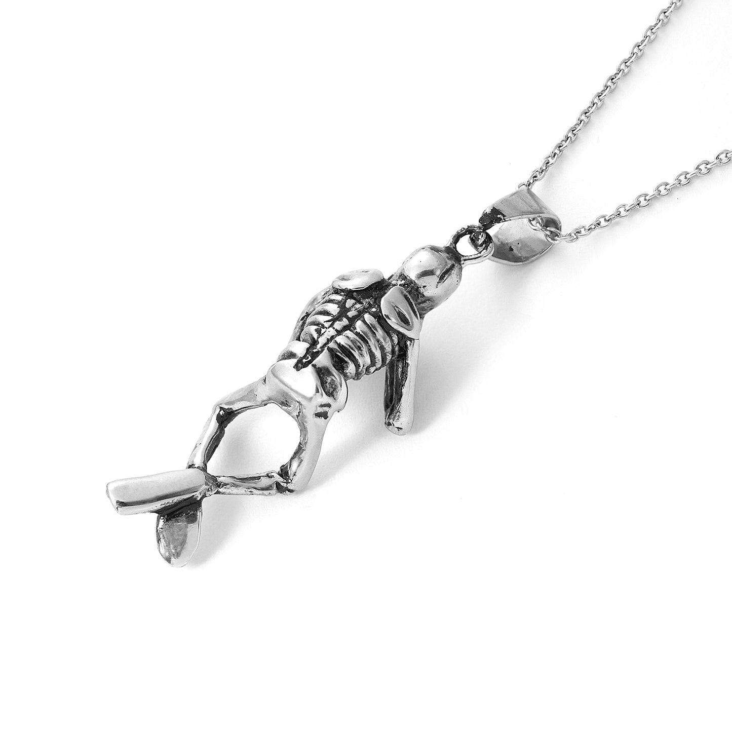 Vintage Skull Full Body Stainless Steel Pendant