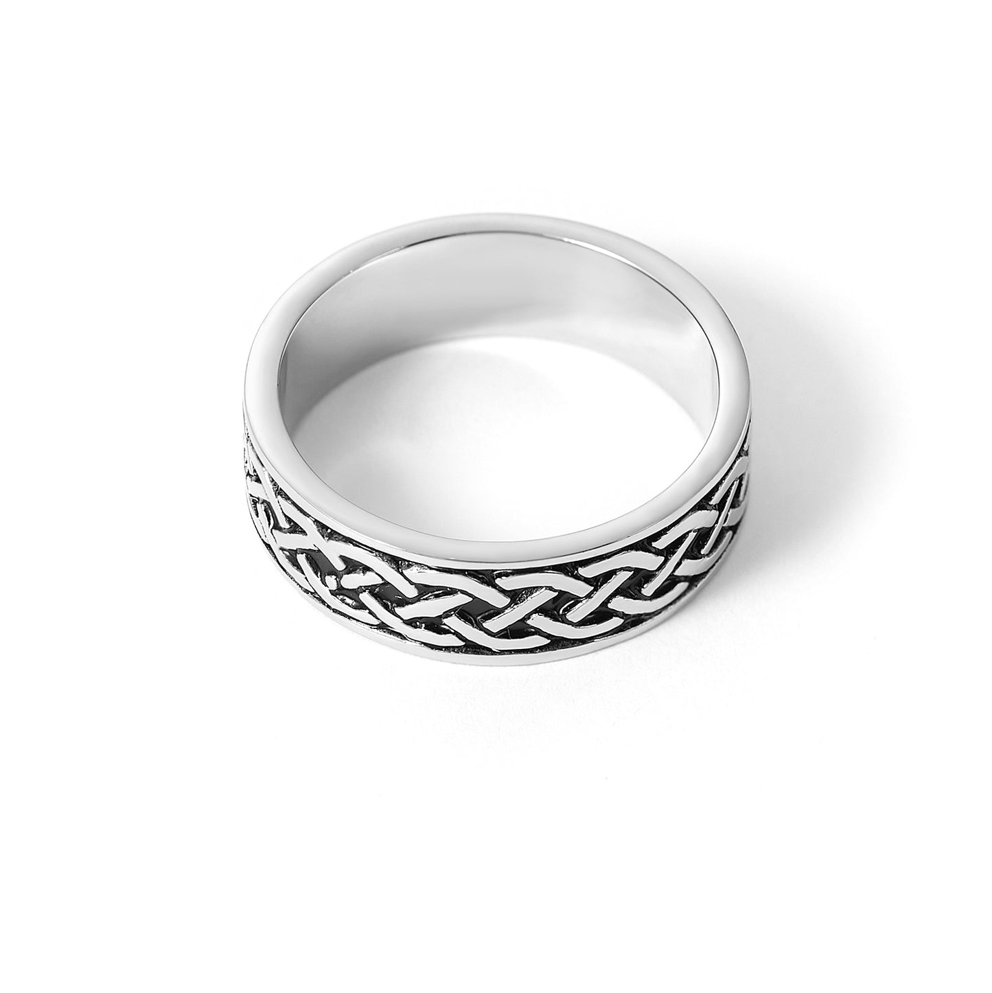 Stainless Steel Knot Wedding Ring