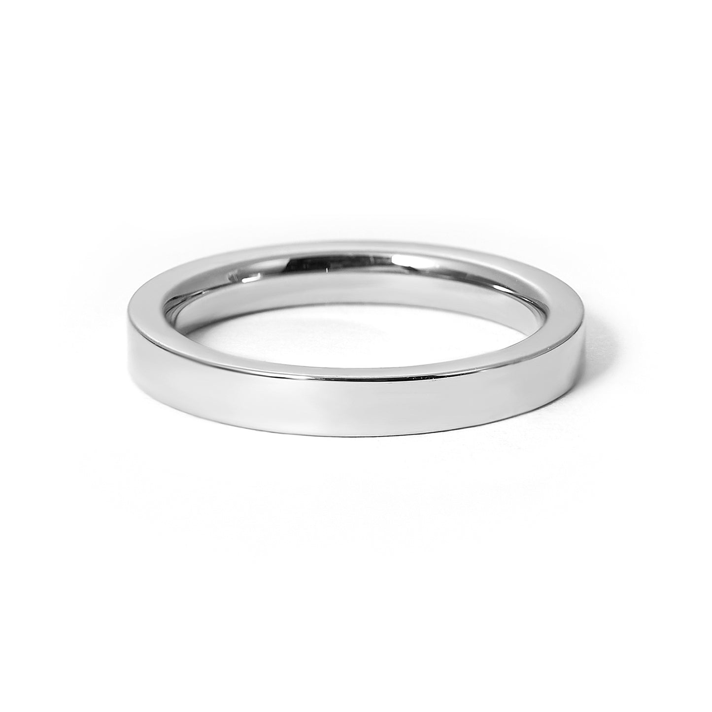3mm Stainless Steel Plain Band Ring Free Engraving
