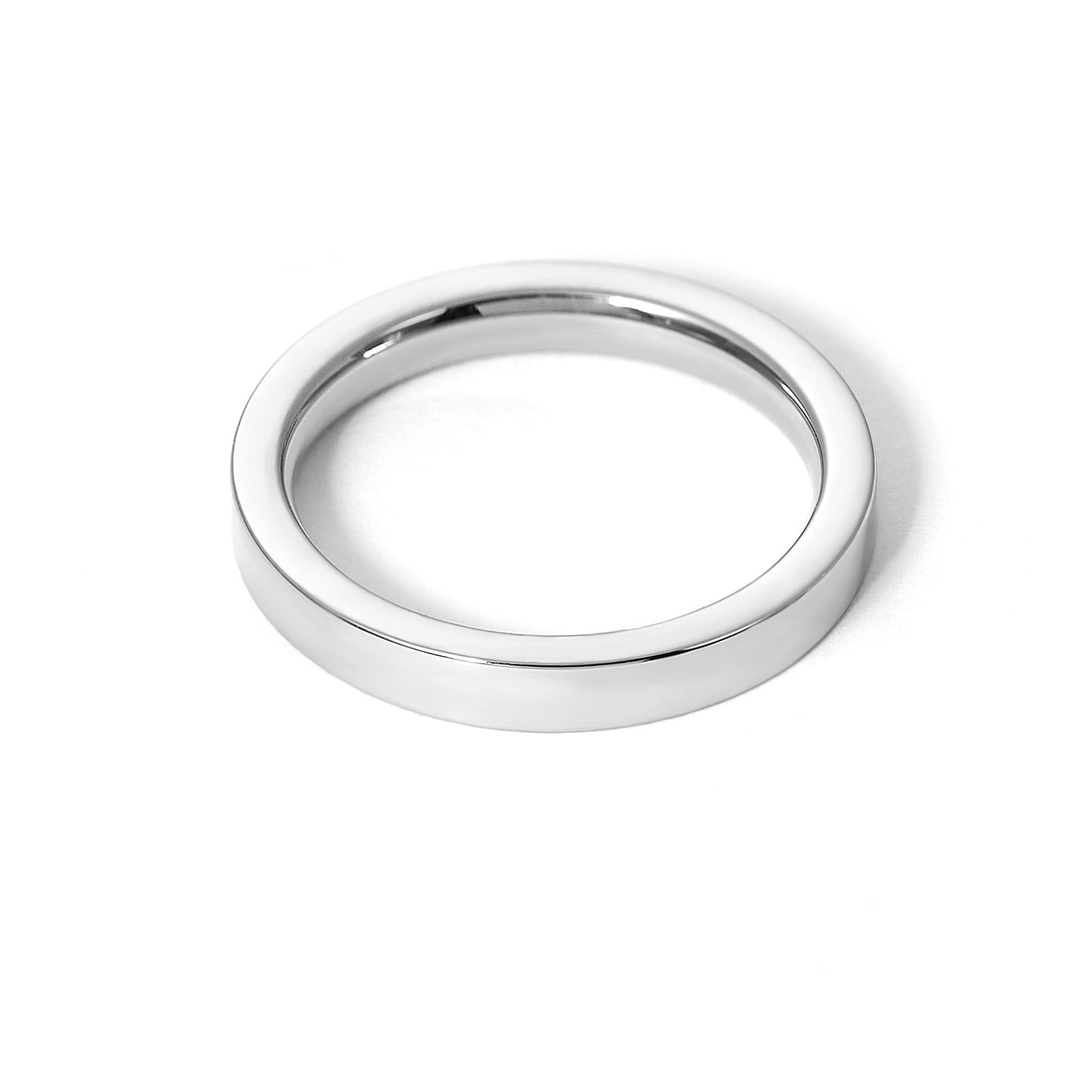 3mm Stainless Steel Plain Band Ring Free Engraving