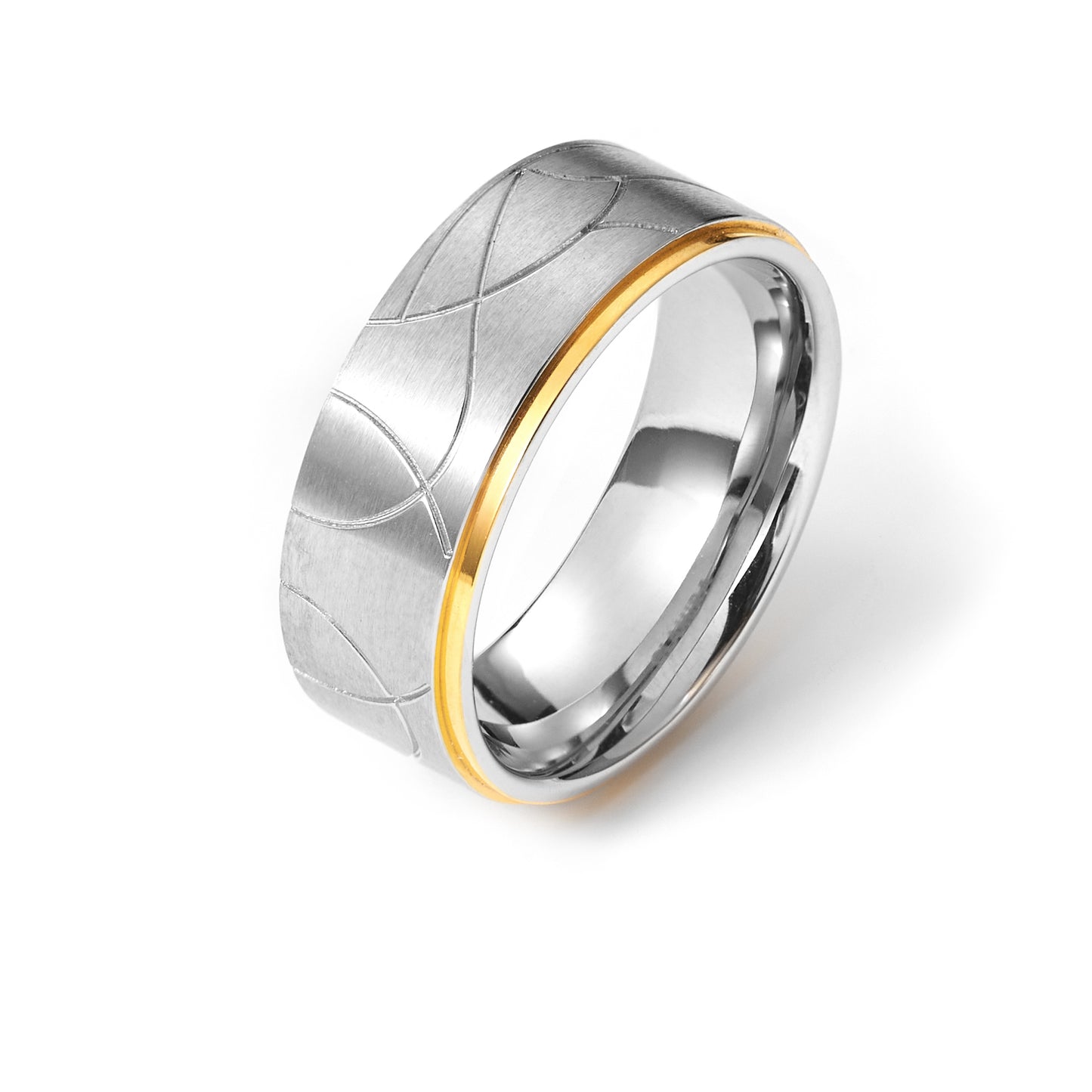 Men's Wedding Ring Golden Aura