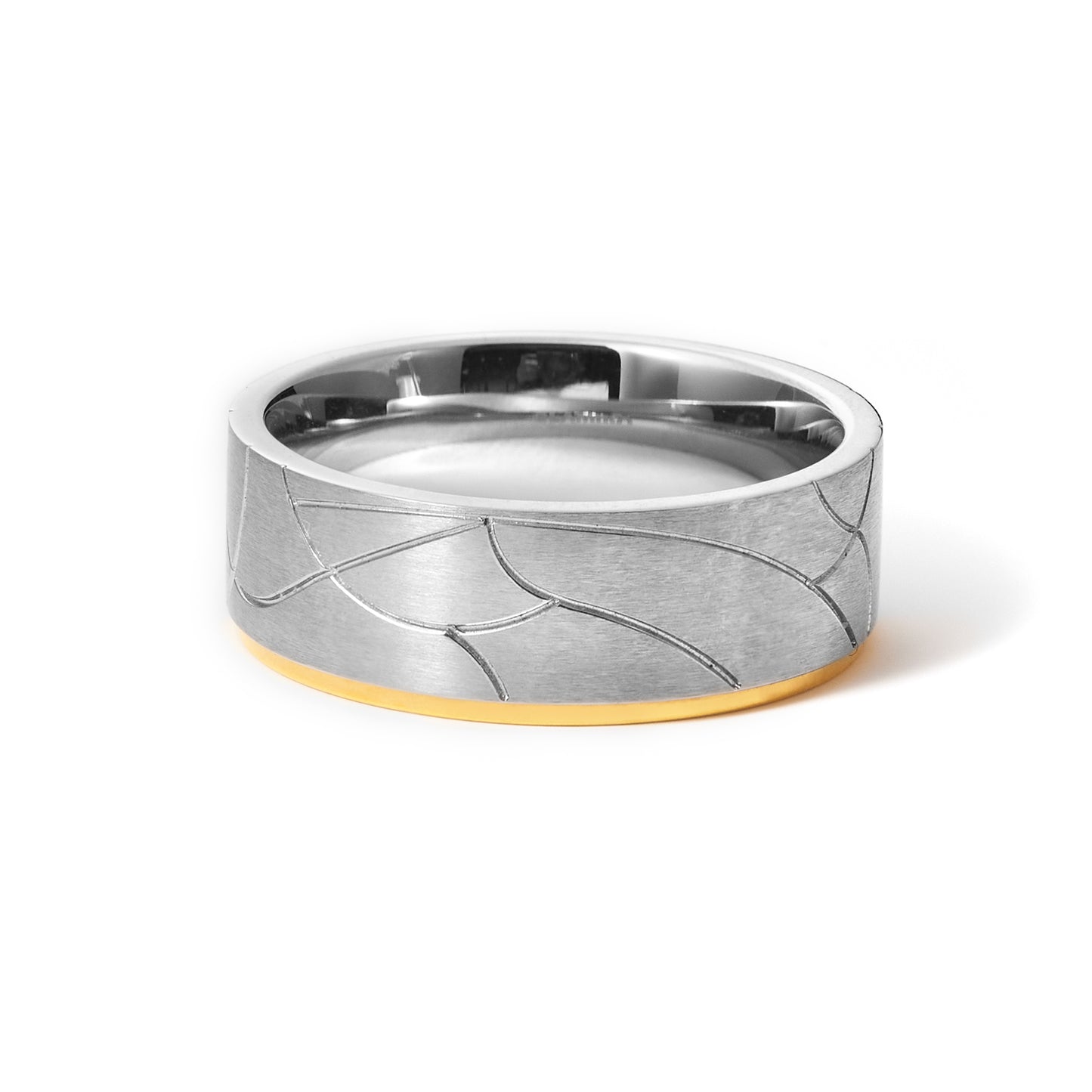 Men's Wedding Ring Golden Aura