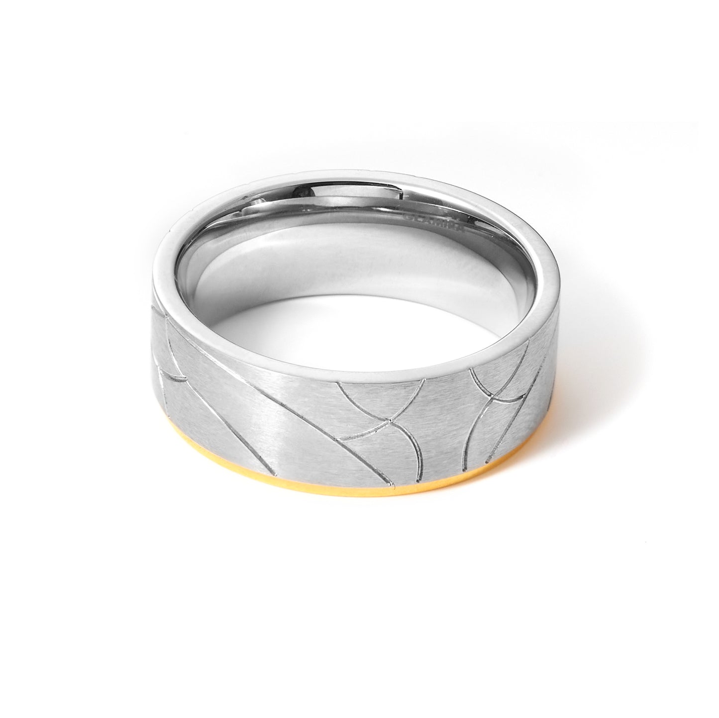 Men's Wedding Ring Golden Aura