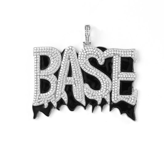 BASE Hip Hop Pendant With Chain Necklace