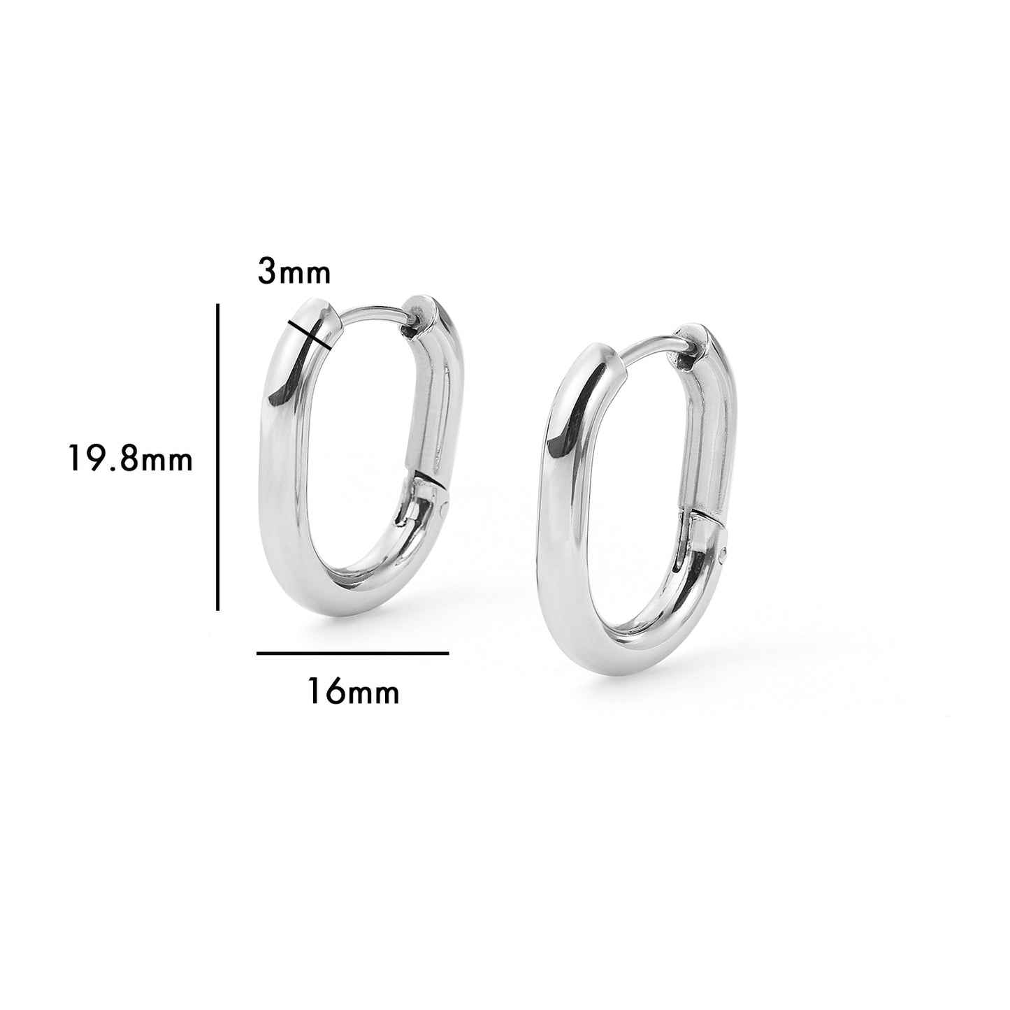 women stainless steel earring