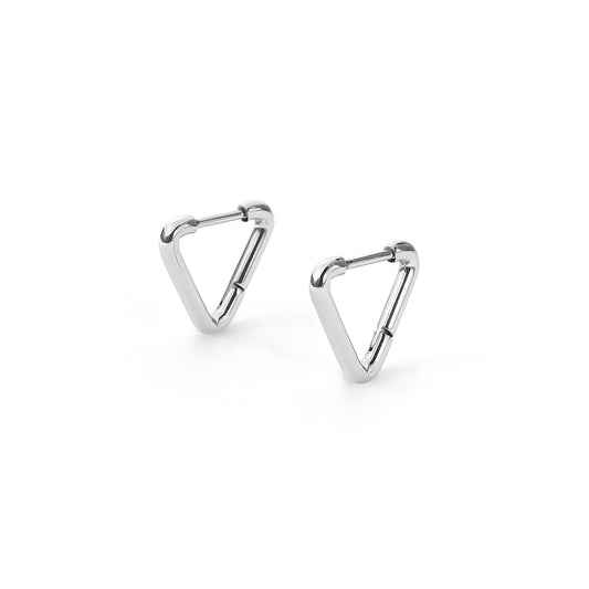 stainless steel triangle earring
