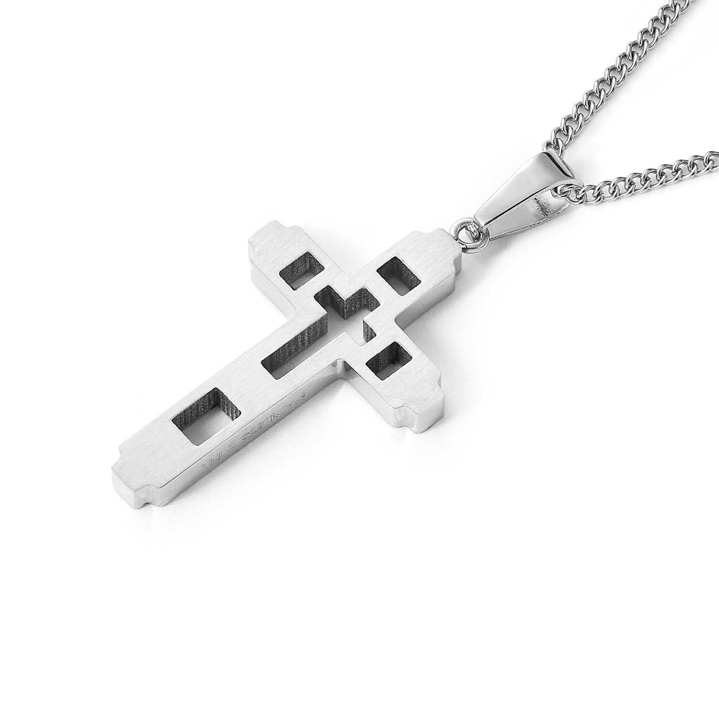 Stainless steel Traditional Cross Religious Pendant